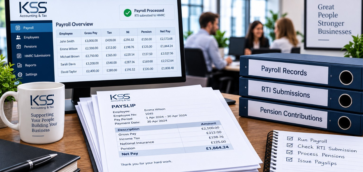 Payroll services in Burton-on-Trent